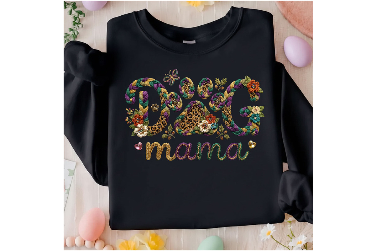 Yarn Leopard Dog Mama Png Dog Mom, an Illustration by Designking (Photo 4 of 6)