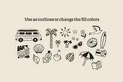 Summer Illustration Pack, a Seasonal Illustration by Nixon Design (Thumbnail 6 of 6)