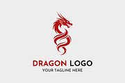 Dragon Powerful Emblem Logo Design, a Branding & Logo Template by Megafox Studio (Thumbnail 2 of 2)
