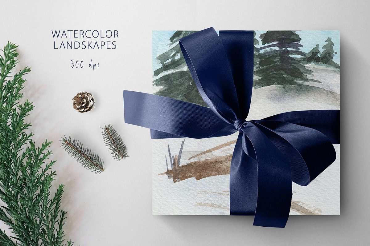 Winter Landscapes, a Seasonal Illustration by Design X0 (Photo 11 of 16)