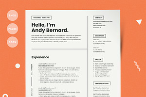 Modern Resume Template CV