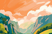 36 Italy-Themed Illustrations, a Background Graphic by h.utomo (Thumbnail 3 of 36)