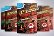 Christmas BBQ Flyer, a Flyer Template by CREATIVE DUDE (Thumbnail 1 of 3)