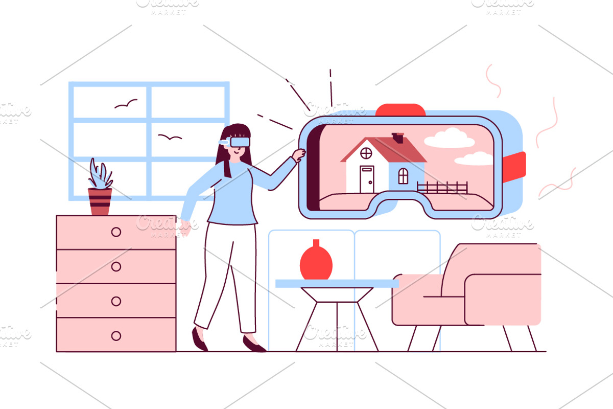 Flat Line Web Illustrations, a Templates & Theme by alexdndz (Photo 3 of 25)