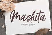 Mashita, a Script Font by Weape Studio (Thumbnail 1 of 11)