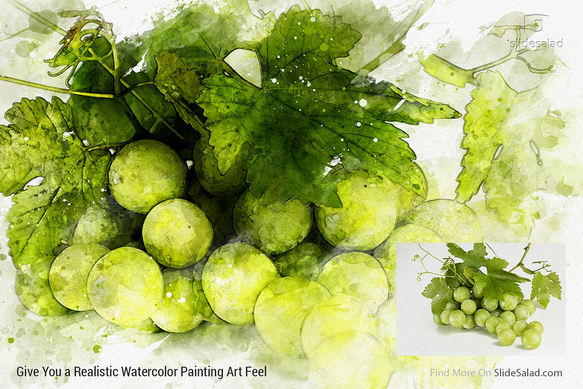 #1 Watercolor Photoshop Mock-ups, an Action Add-On by SlideSalad (Photo 6 of 44)
