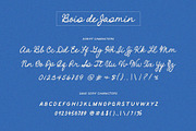 Bois de Jasmin Wedding Font Duo, a Script Font by Calamar Studio (Thumbnail 17 of 18)