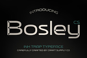 CS Bosley – Inktrap Font, a Sans Serif Font by Craft Supply Co. (Thumbnail 1 of 8)