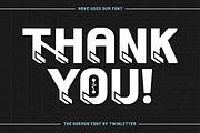 THE BOKRUN | Futuristic Font, a Sans Serif Font by twinstd (Thumbnail 13 of 13)