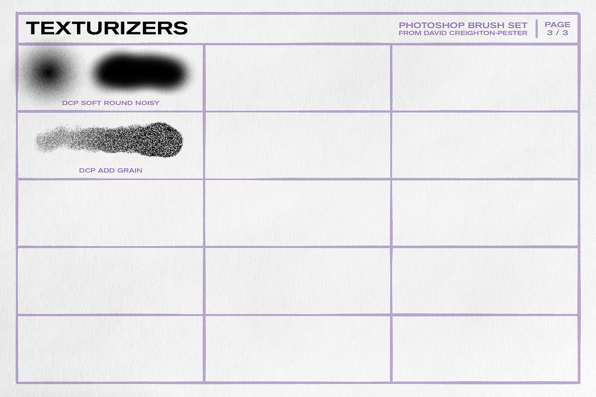 Photoshop Texturizer Brushes, a Brush Add-On by David Creighton-Pester (Photo 4 of 4)