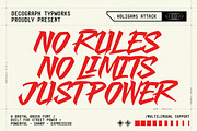 Holigans Attack – Street Font, a Handwritten Font by decographstud (Thumbnail 4 of 8)