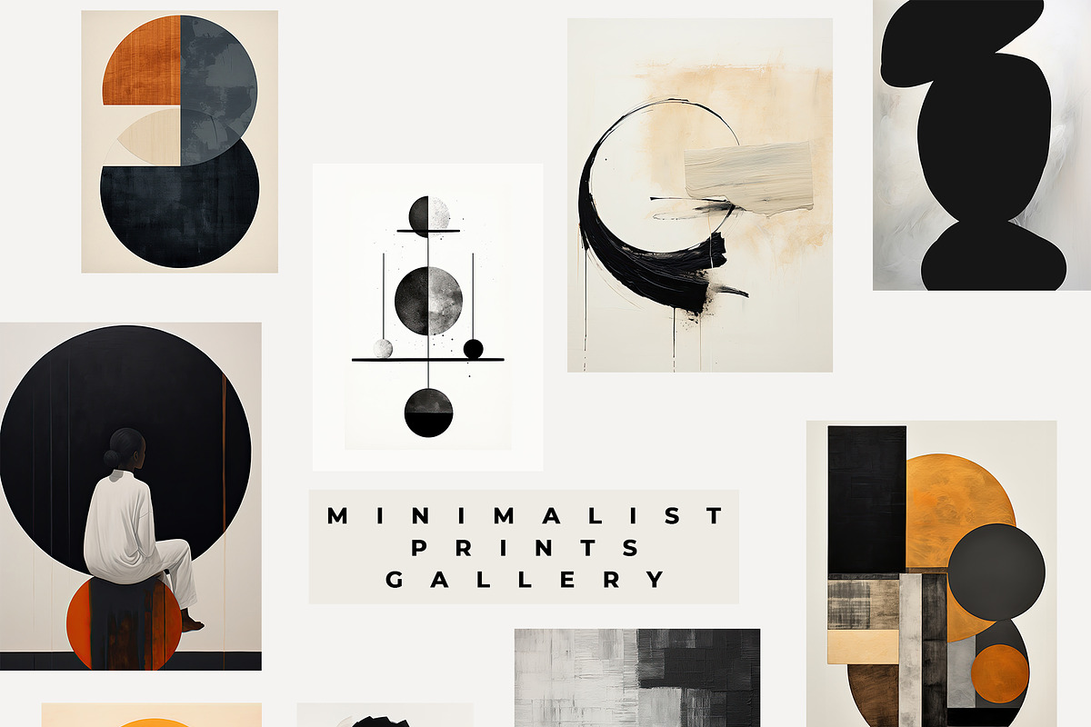 MINIMALIST PRINTS GALLERY, a Background Graphic by Lana Elanor (Photo 6 of 8)