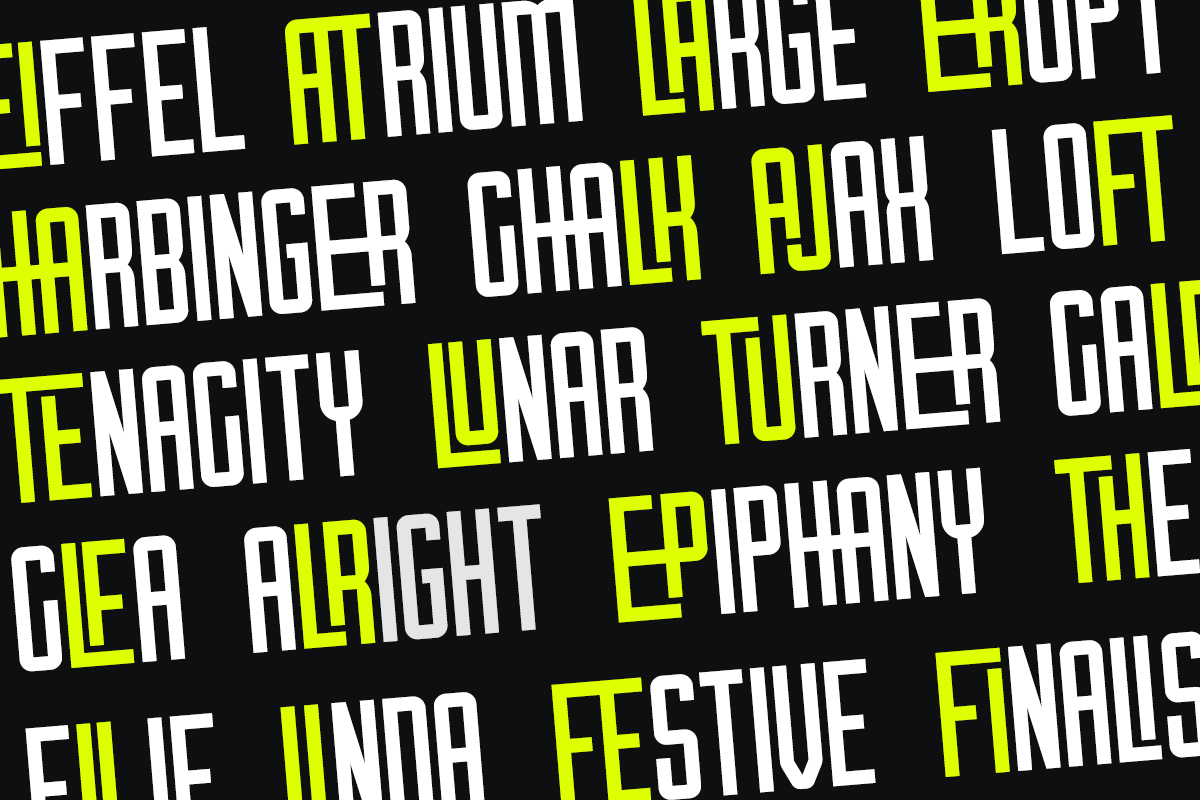Nilmero - Modern Condensed Font, a Sans Serif Font by Font Liner (Photo 4 of 13)
