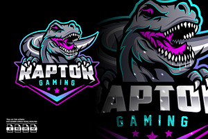 Raptor Mascot Esport Logo