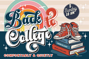 Malistia - Retro Font & Extrude., a Script Font by IM Studio (Thumbnail 7 of 7)