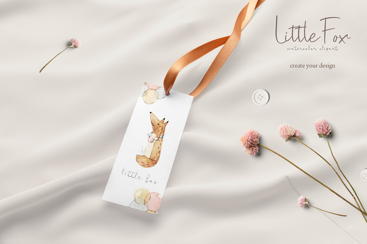 Little Fox Collection, an Animal Illustration by svetsum (Photo 6 of 9)