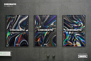CHROMATIC - Liquid metal backgrounds, a Texture Graphic by RAWSTR (Thumbnail 4 of 8)