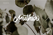 Maira Script Font (Updated!), a Script Font by Prestigetype (Thumbnail 6 of 7)