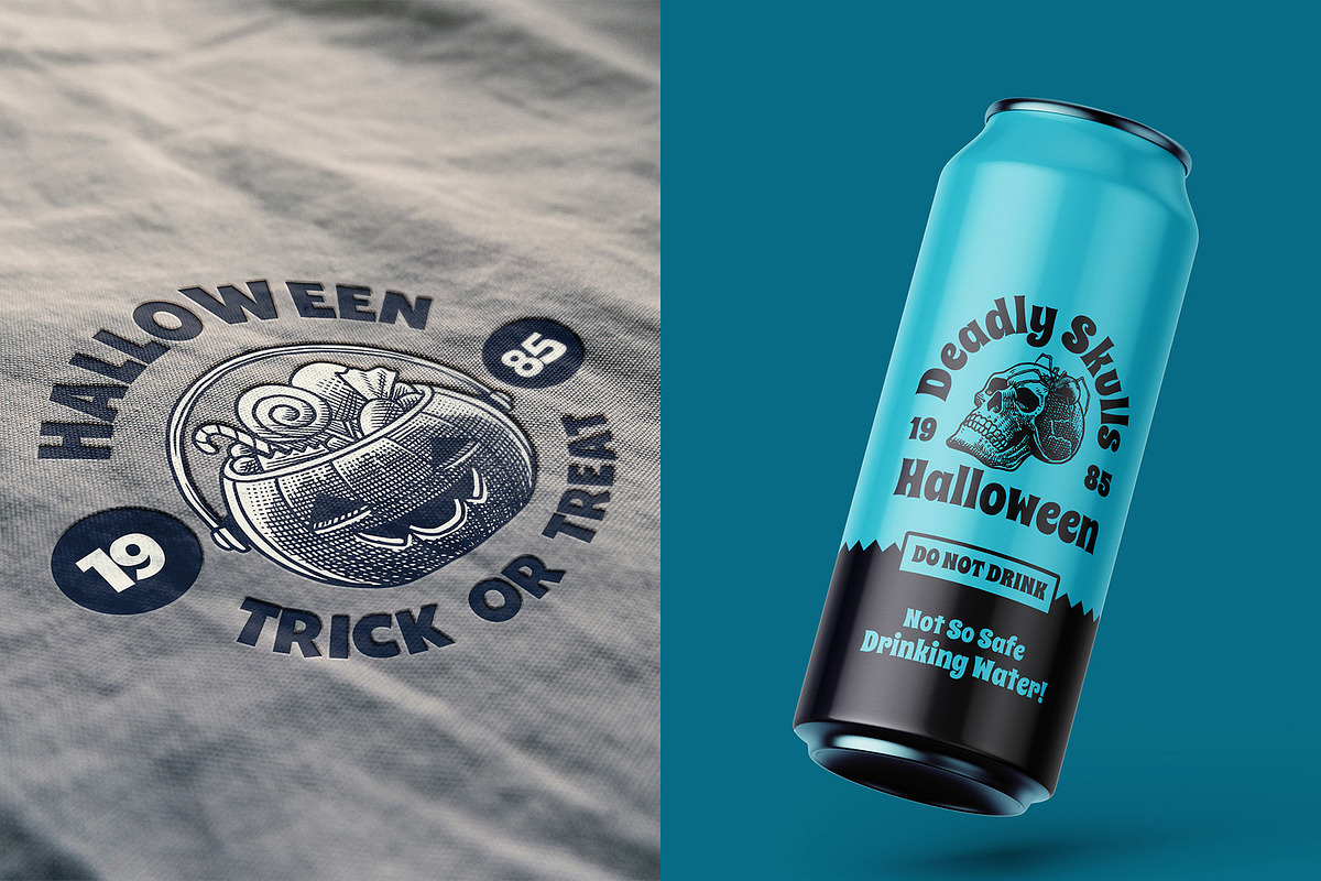 Halloween Hand-Drawn Illustration, an Object Graphic by bazzier_graphik (Photo 9 of 9)
