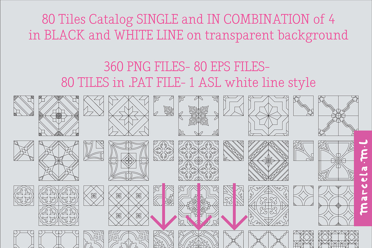TILE OBSESSION- Mosaic Catalog, a Pattern Graphic by Hello Talii (Photo 5 of 7)