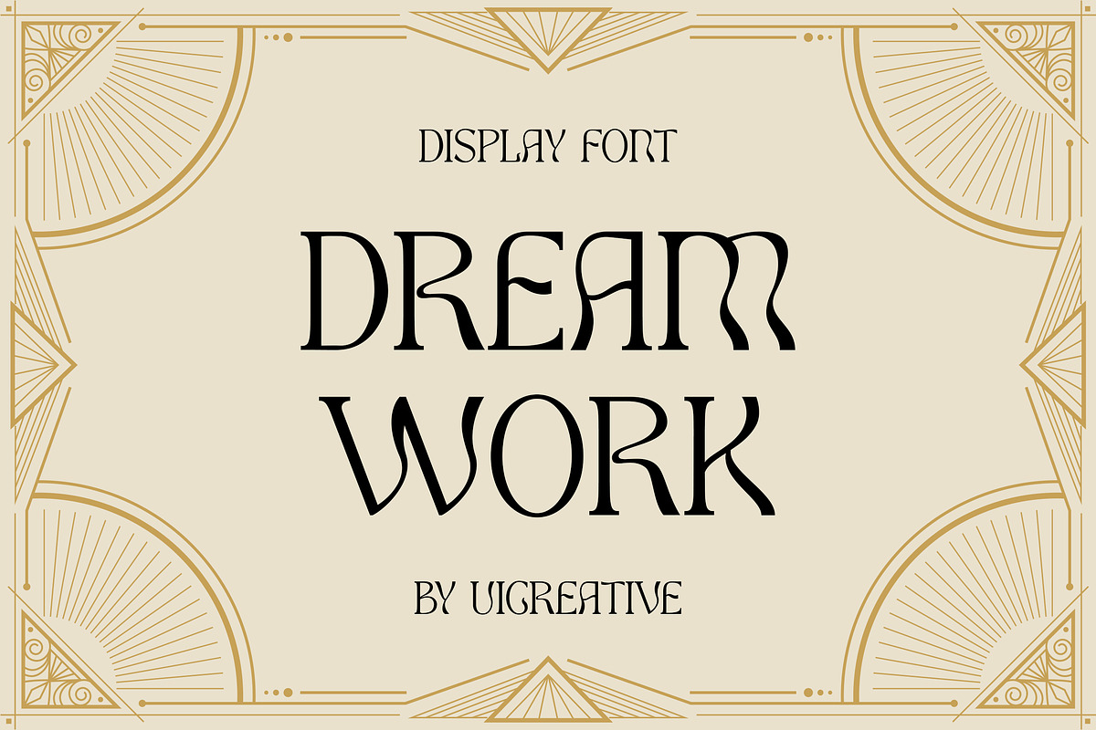Dream Work Classic Modern Serif, a Serif Font by UICreative (Photo 1 of 12)
