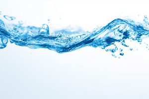 Dynamic splash of blue water, a Background Photo by MistyDay