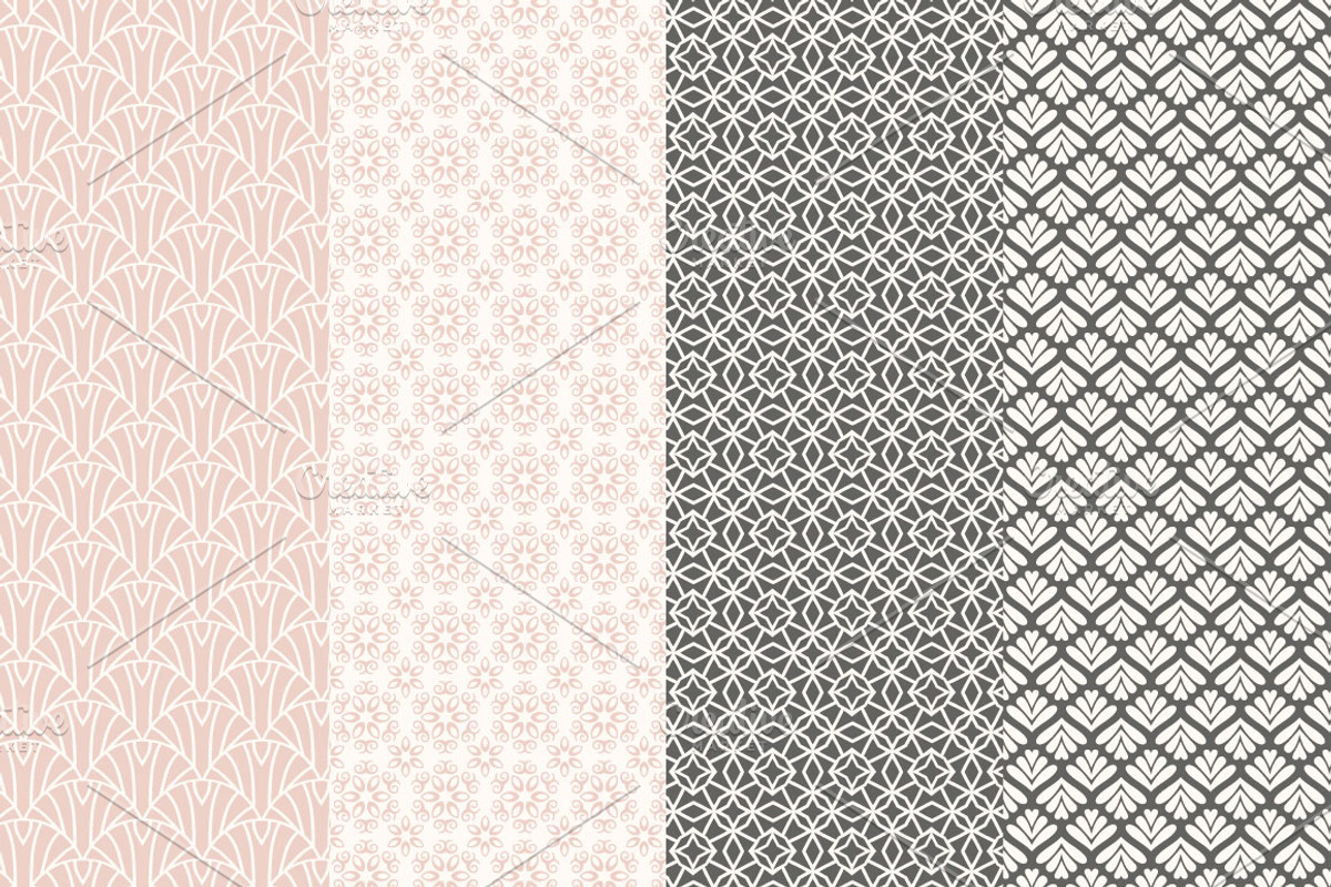 Elegant seamless patterns, a Pattern Graphic by Wild Rose (Photo 3 of 4)