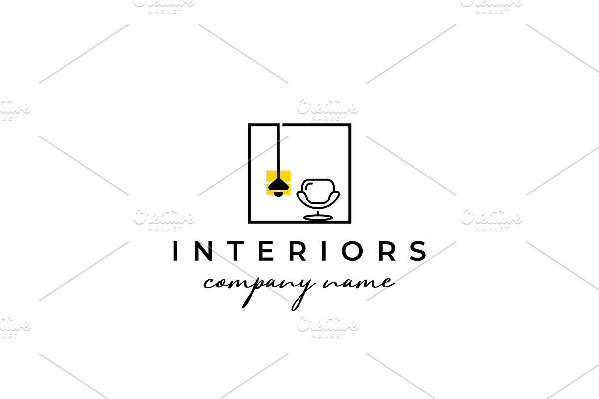 Minimalist Interior Logo Design, a Branding & Logo Template by AlvinStd