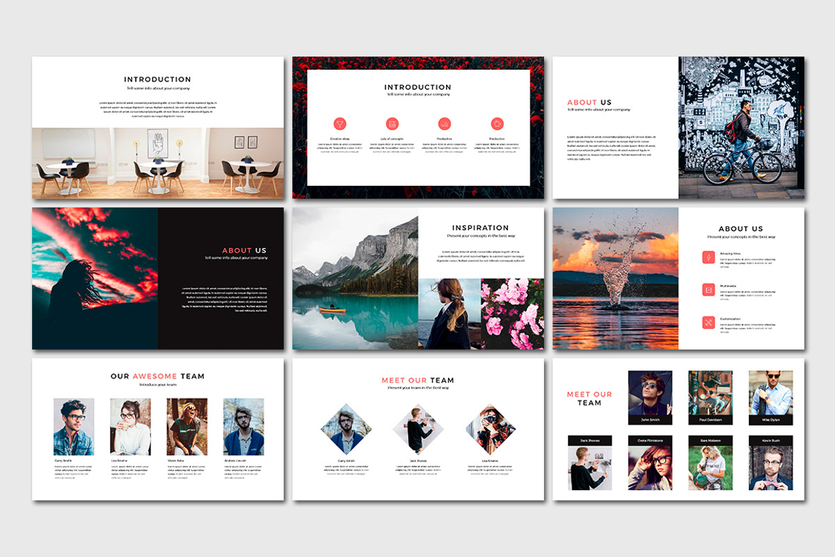 Reign PowerPoint Template, a Presentation Template by GrizzlyDesign