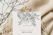 Meadow Wildflower Line Art Bundle, a Decorative Illustration by Sunshine Art (Thumbnail 12 of 18)