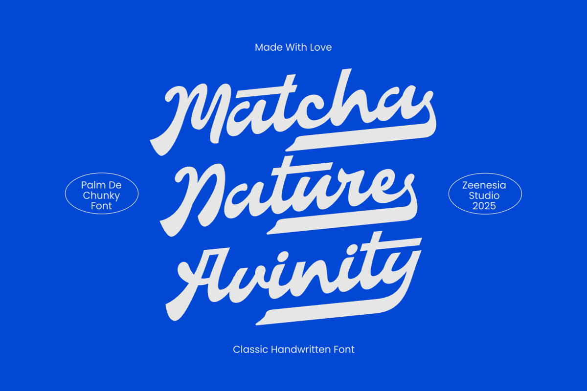 Palm de Chunky, a Script Font by zeenesia (Photo 9 of 18)