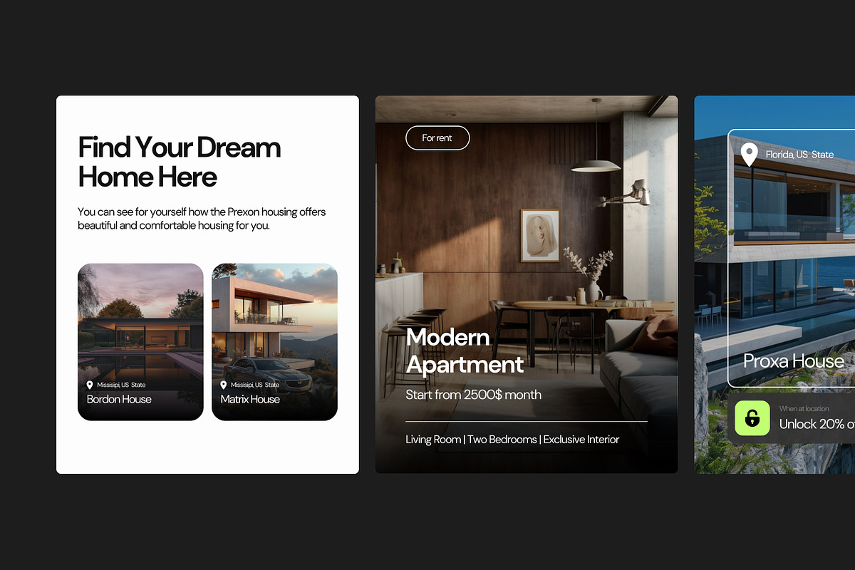 Modern Real Estate Social Media Kit, a Social Media Template by venuagency (Photo 2 of 5)