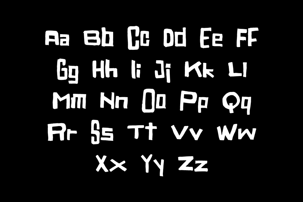 Wild — Block Font preview 2