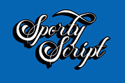 Athletic Sleek Round Sporty Baseball, a Script Font by WhymoreArt (Thumbnail 4 of 10)