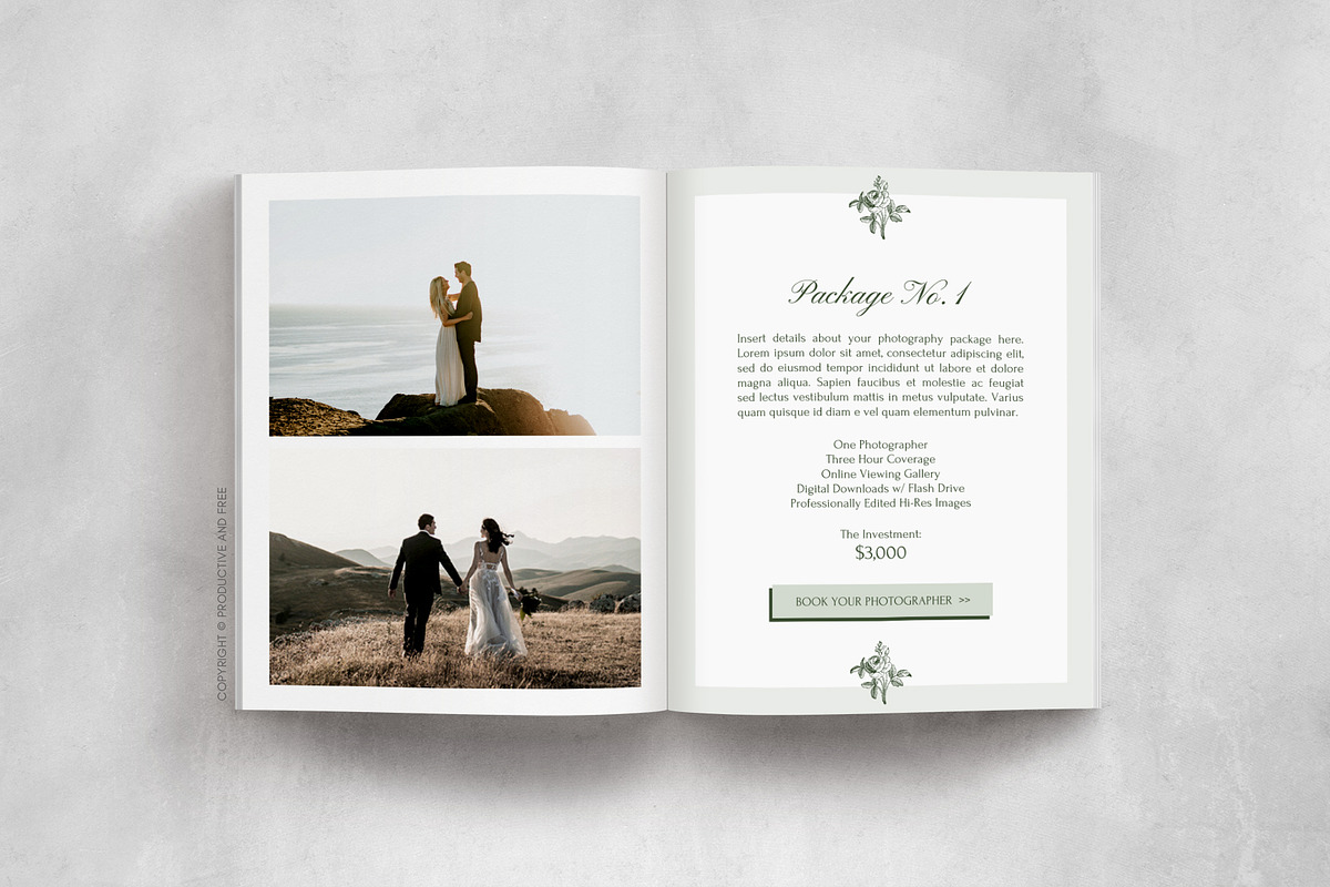 Photographer Pricing Guide, a Magazine Template by ProductiveandFree (Photo 6 of 9)