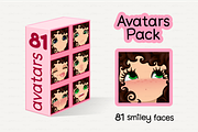vector Avatars Pack 81, an Emoji Icon by WINDmade (Thumbnail 1 of 5)