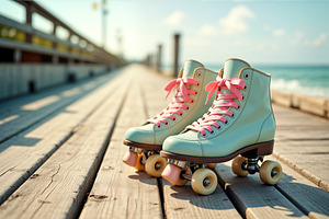 Vintage roller skates, a Photo by rarrarorro
