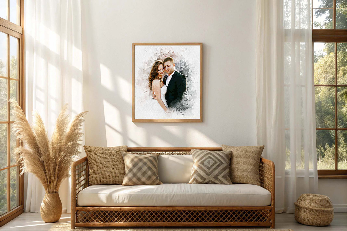 Wedding Watercolor Art Photo Effect, an Action Add-On by MRI STUDIO (Photo 11 of 13)