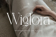 Wiglora Modern Ligature Serif, a Serif Font by Alfinart (Thumbnail 1 of 10)
