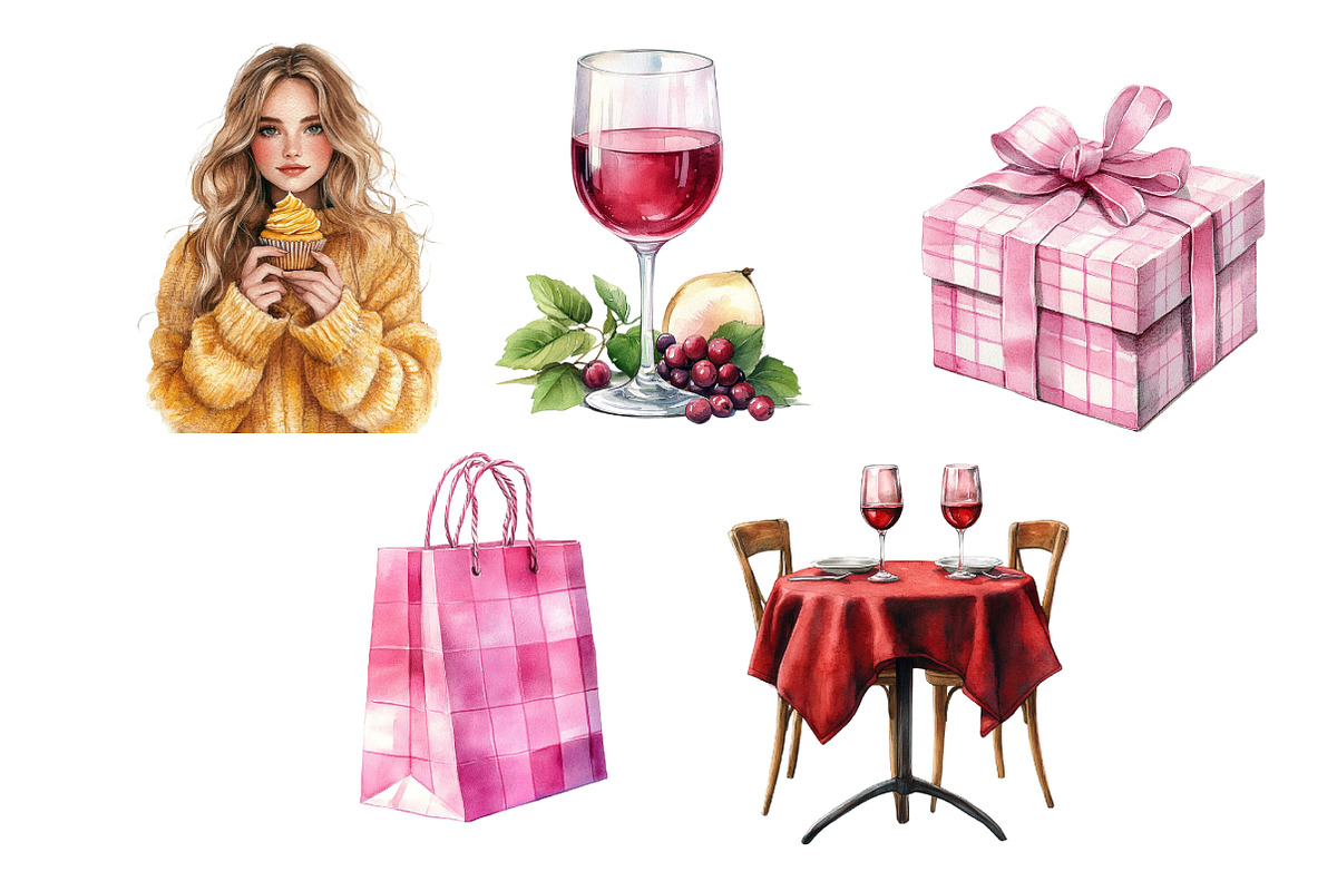 Black Girl Winter Routine Clipart, an Illustration by Daily.Designs (Photo 3 of 4)