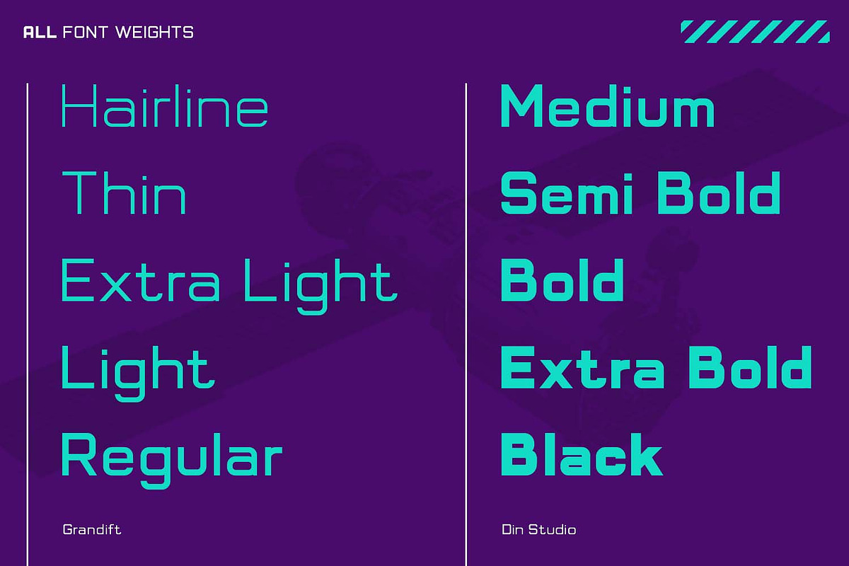 Grandift, a Sans Serif Font by din-studio.com (Photo 10 of 11)