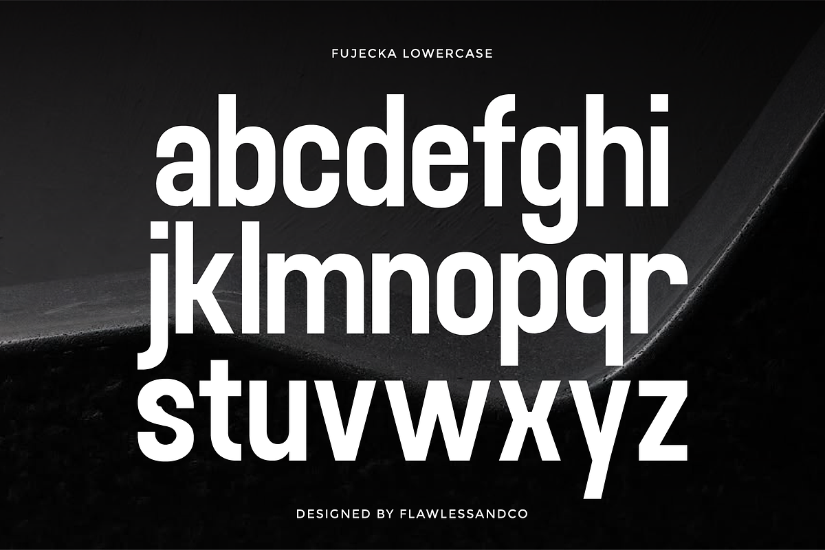 Fujecka - Condensed Sans Family Font, a Sans Serif Font by Flawless And Co (Photo 7 of 10)