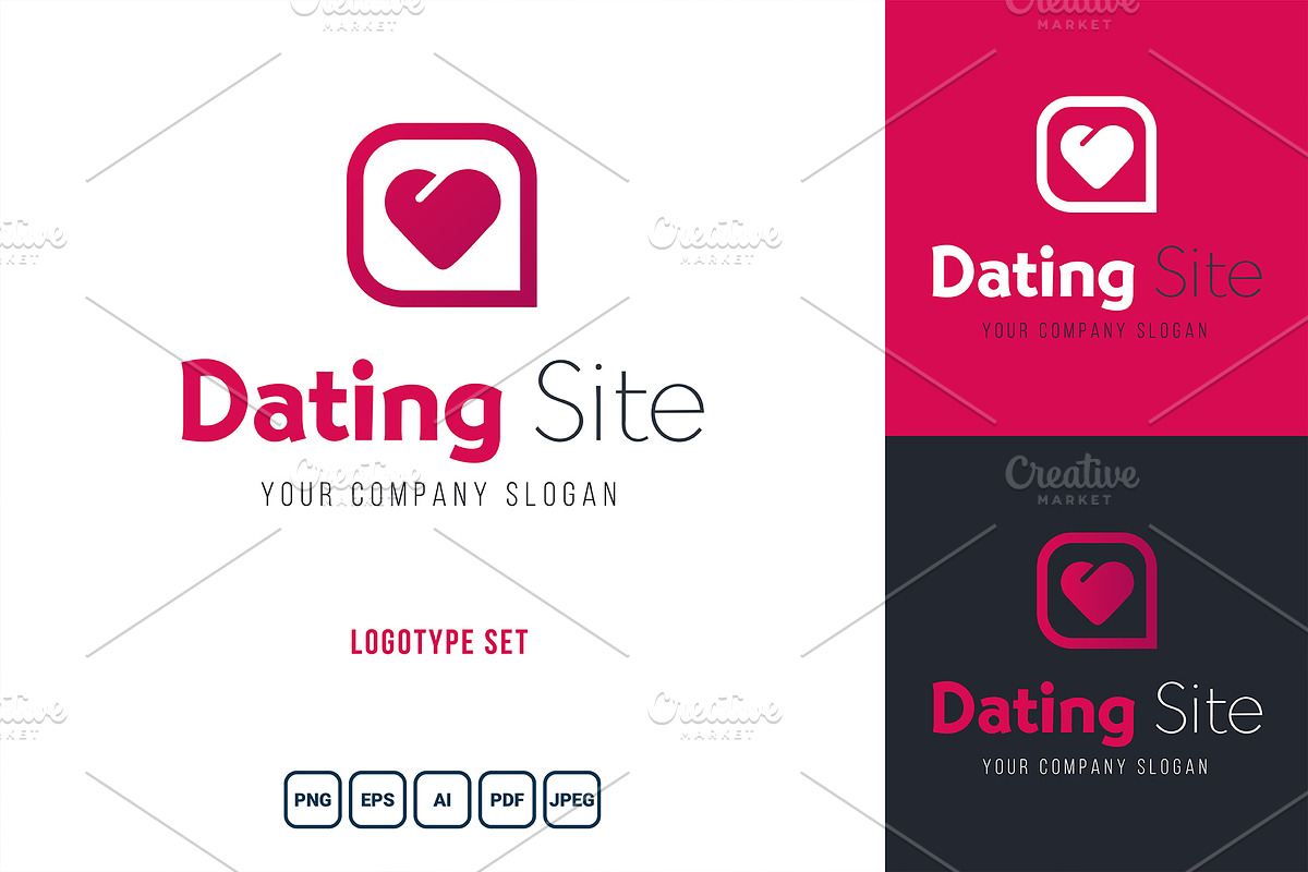 Logotype with Heart, a Branding & Logo Template by Leo Edition (Photo 1 of 11)