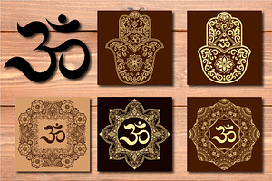 Patterns With Mantra OM