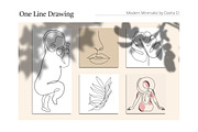 One Line Drawing Minimal Art, a Person Illustration by Dasha_D (Thumbnail 4 of 5)