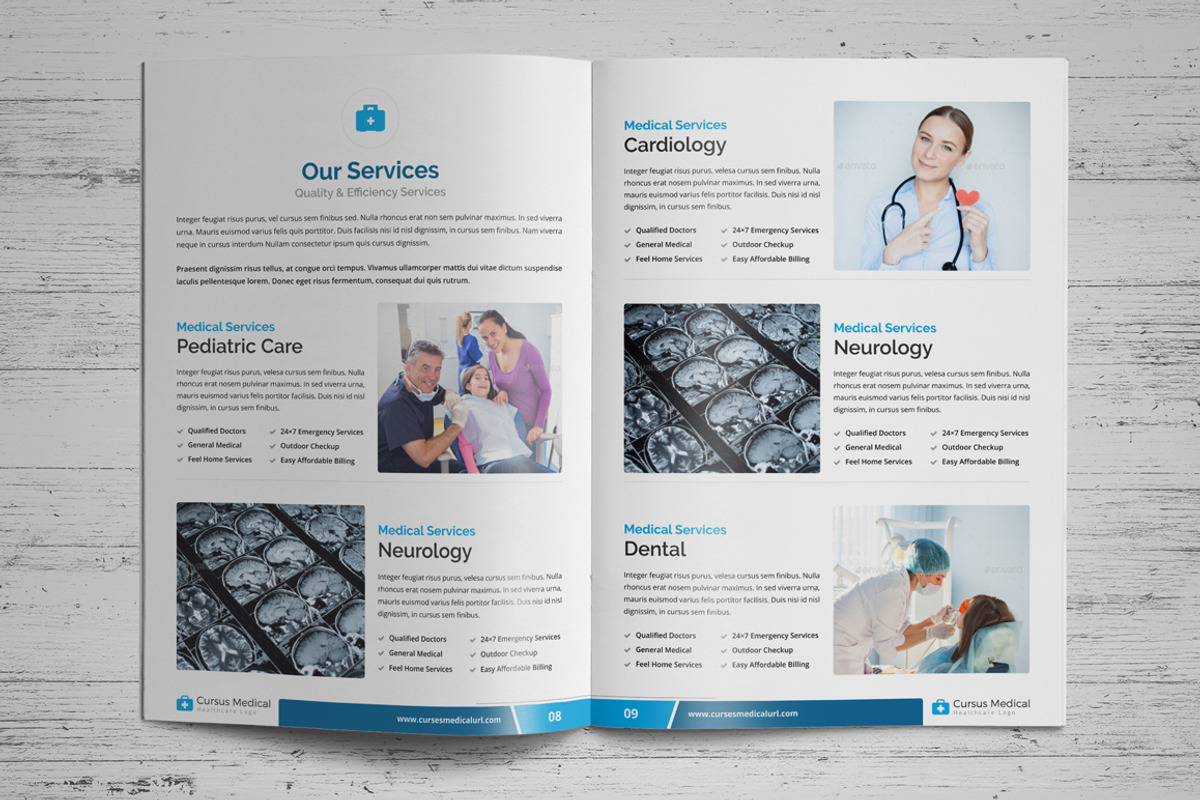 Medical HealthCare Brochure v4, a Brochure Template by Miyaji75 (Photo 6 of 15)