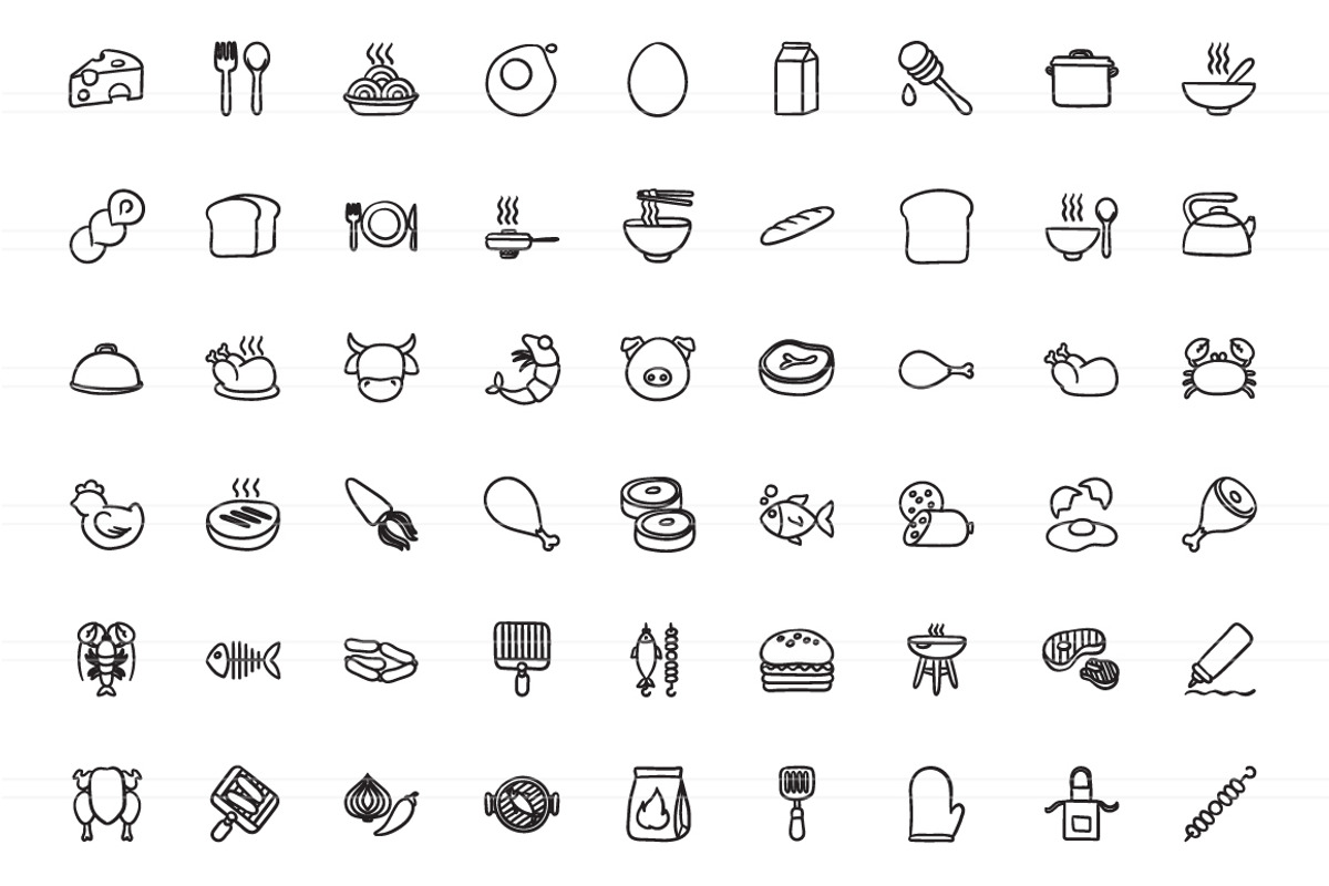 2100 Hand drawn vector icons, an Outline Icon by Visual Generation (Photo 12 of 43)