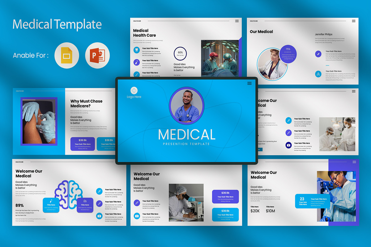 Medical Presentation Template, a Presentation Template by Pradaxa (Photo 1 of 6)