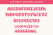 Love Struck, Valentine's Font, a Symbol Font by Jordyn Alison Designs (Thumbnail 7 of 8)