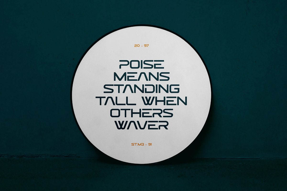 Forgex – Futuristic Display Font, a Sans Serif Font by Brand Earth (Photo 6 of 7)